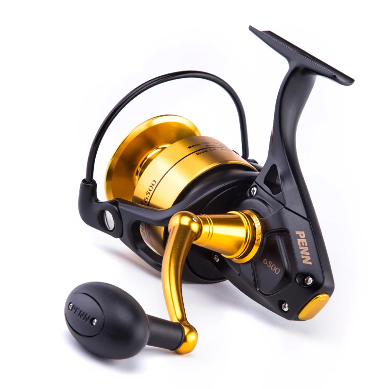 FJORD PENN SPINFISHER V High Quality 5+1BB Fishing Spinning Reel for Saltwater Carton Box Aluminum Alloy Material CN;SHN FJ-SSV