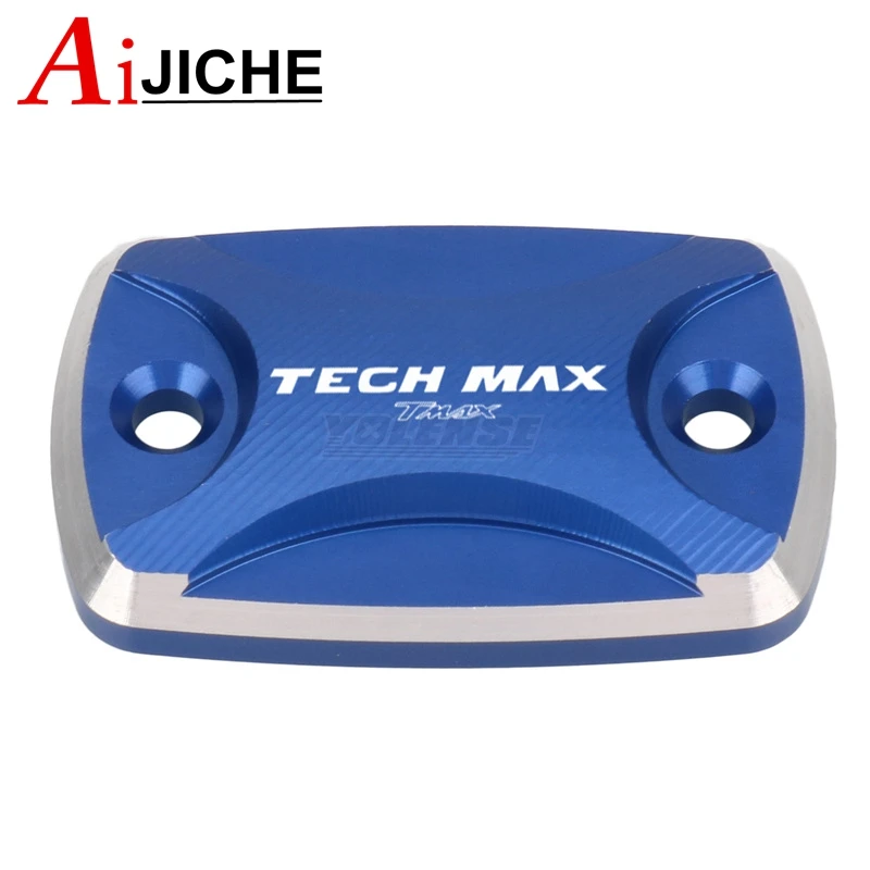 Motorcycle CNC Front Brake Fluid Reservoir Oil Cup Cap Master Cylinder Cover Fit For TMAX530 TMAX560 TECH MAX TMAX