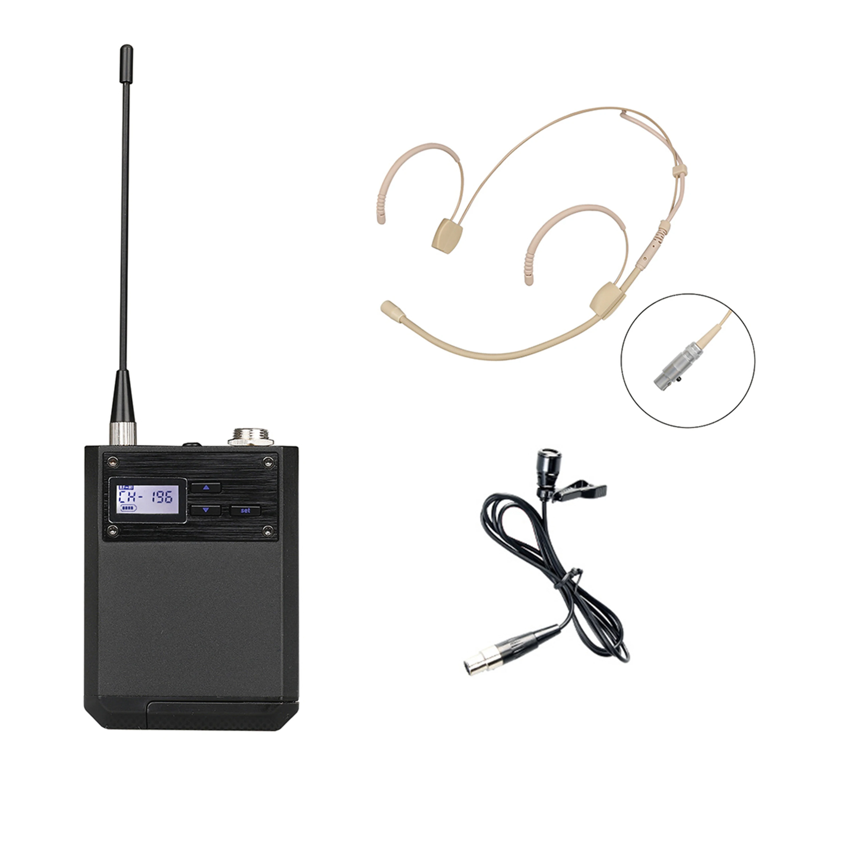 Betagear Bodypack For AD4D AD4Q Wireless Transmitter Professional Microphone Wireless System Headet Mic Lavalier Mic Lapel