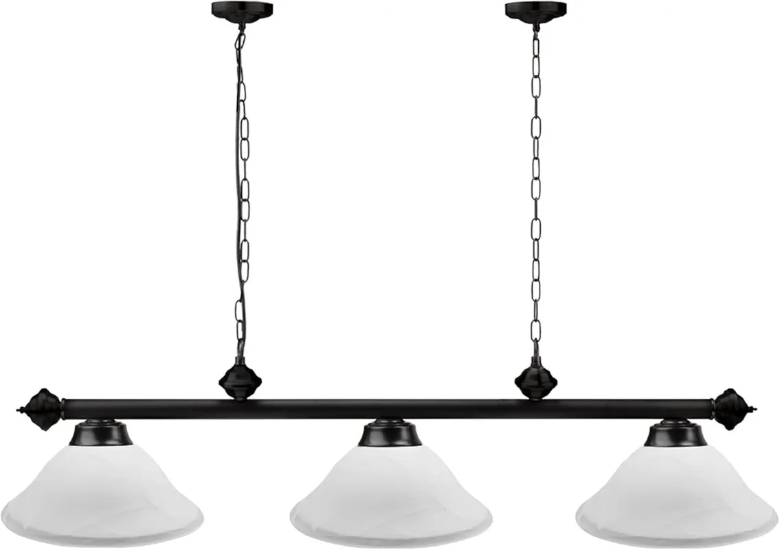 

Настольный светильник для бильярдного стола GSE Games & Sports Expert, подвесной бильярдный светильник для бильярдных столов длиной 7 футов/8 футов с 3 металлическими абажурами