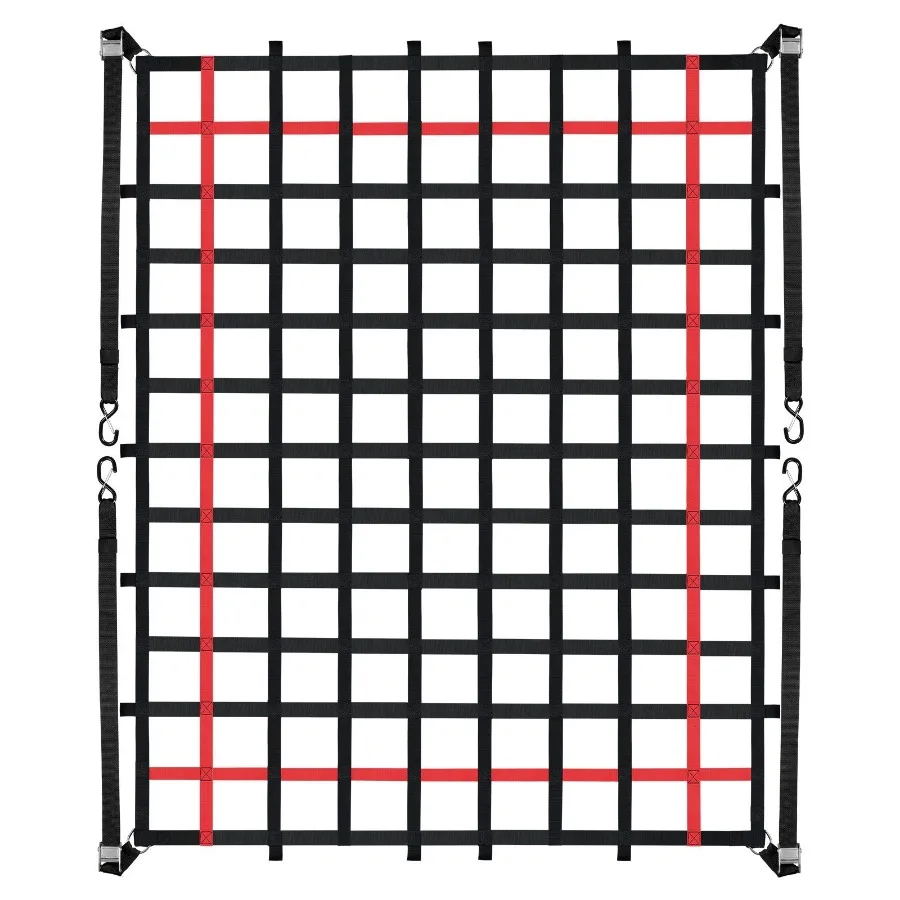 

Cargo Net Heavy Duty Cargo Net 96 x 72 Adjustable Buckles SHooks