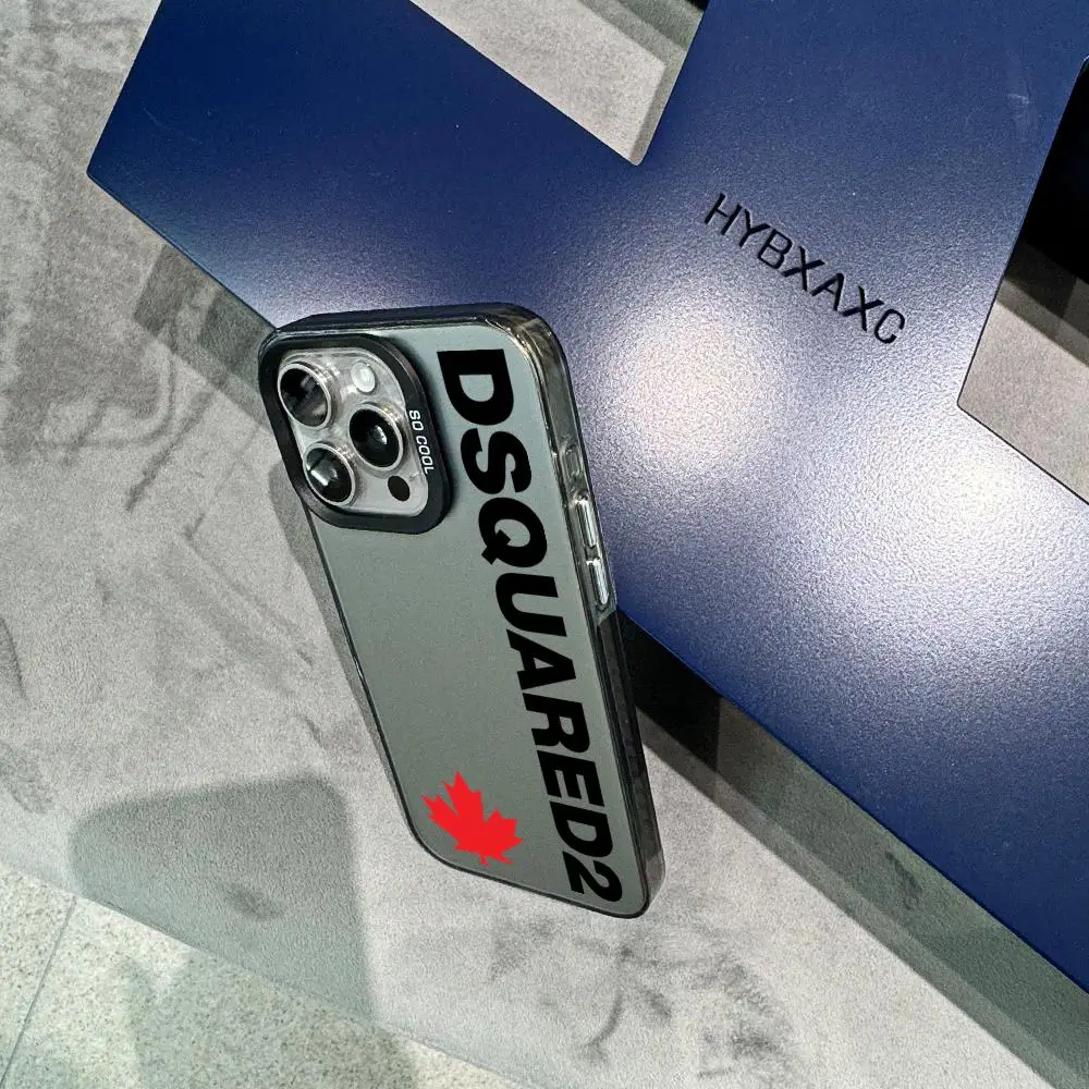 Casing Ponsel Mewah Untuk iPhone 17 16e 16 15 14 13 12 11 Pro Max XSMAX 8 7 Air Plus Anti-Dsqua-red2s-Fall Matte Back Cover
