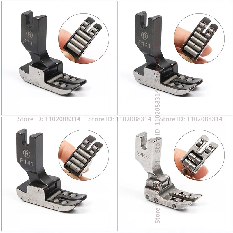 R141 Roller Anti-wrinkle Presser Foot Spk-3 Luggage Leather Coating Waterproof Bag Fabric 6-Wheel 8-wheel 12-wheel Presser Foot