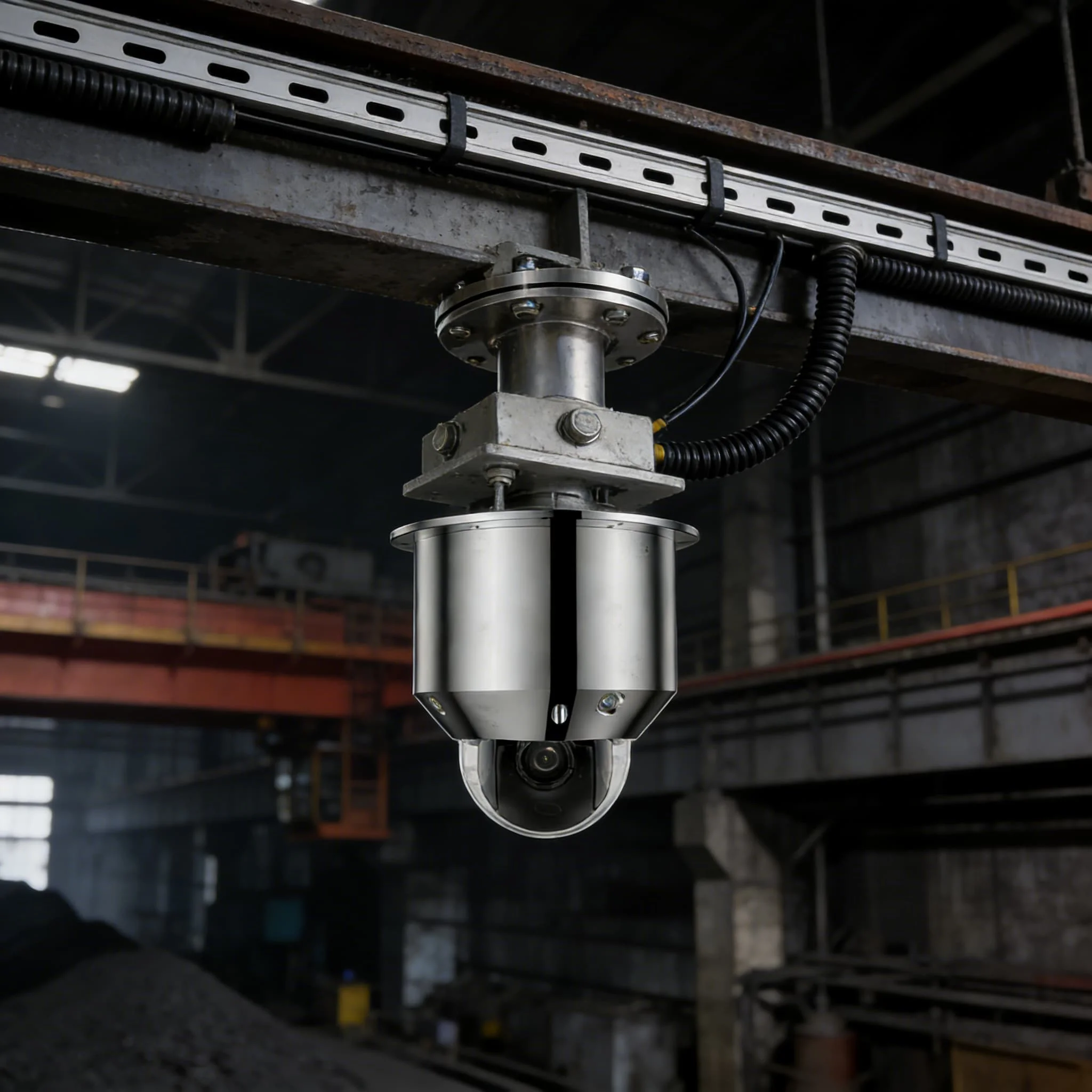 Low Price 4MP Pan-Tilt CMOS Sensor Industrial Elevator Explosion Proof Hemispherical Dome CCTV IP