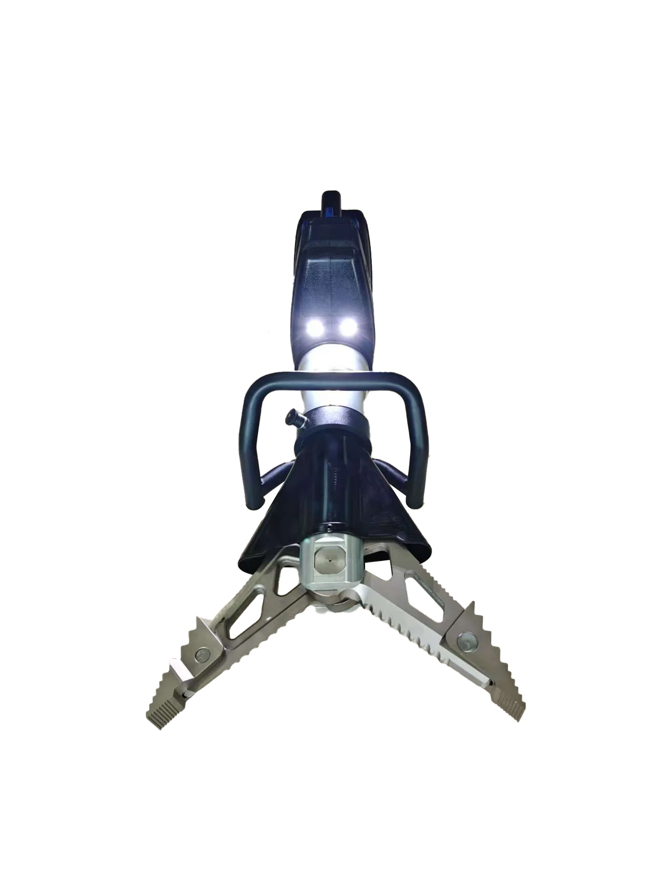 Cortador y esparcidor de batería con conector de vida de rescate de emergencia