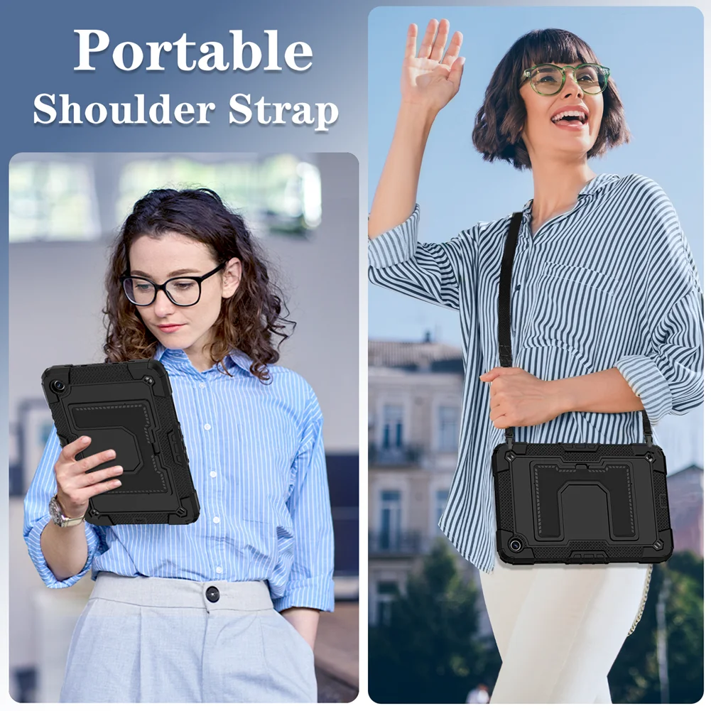 Etui na tablet Samsung Galaxy Tab A11 Plus 2025 11.0 cala SM-X230 SM-X235, odporne na wstrząsy, z wielofunkcyjną podstawką, futerał ochronny. — zdjęcie produktu 4