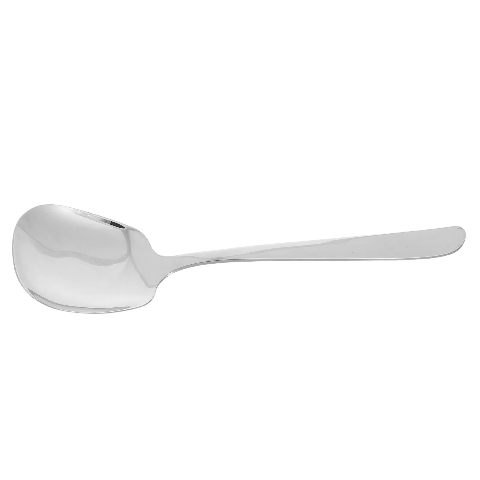 Large Stainless Steel Serving Spoon Thickened Long Handle Serving Utensil for Buffet Salad Pasta Cooking Dining Kitchen