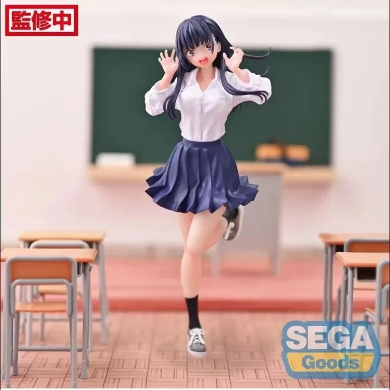 In Stock Original SEGA Luminasta PM Anna Yamada THE DANGERS IN MY HEART Sitting Stance Position Anime Figure PVC Action Figure