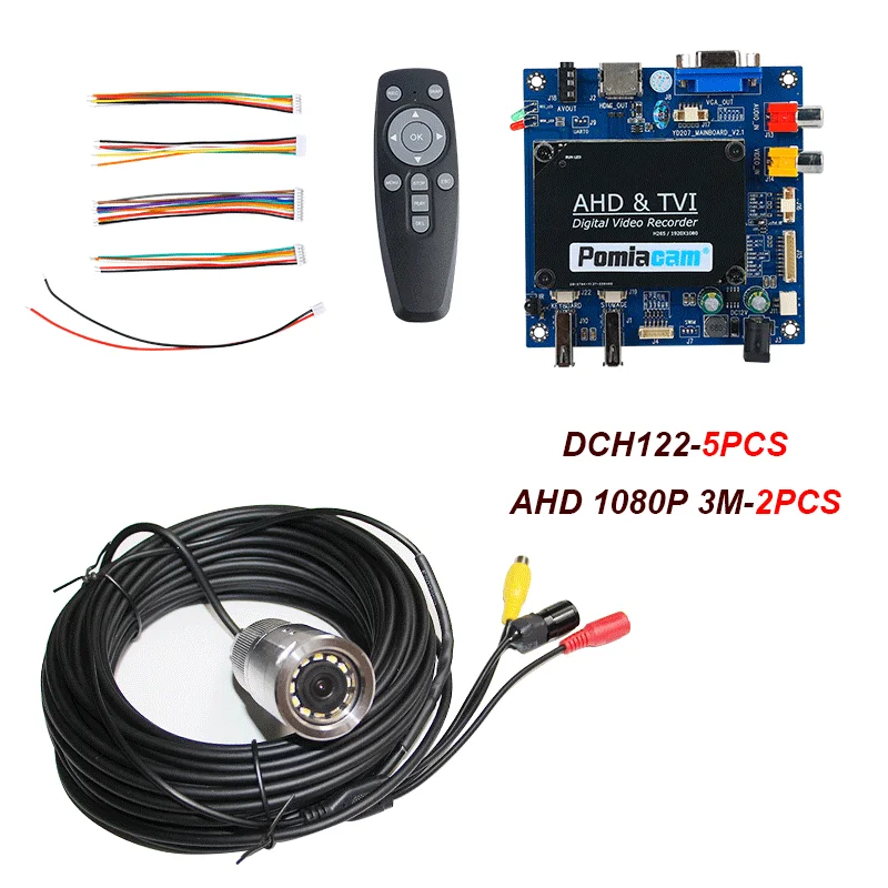 

Wholesale DCH122 Mini Pipeline Inspection Video Recording System Main Board Supports Analog CVBS/ AHD 1080P/720P Video Input