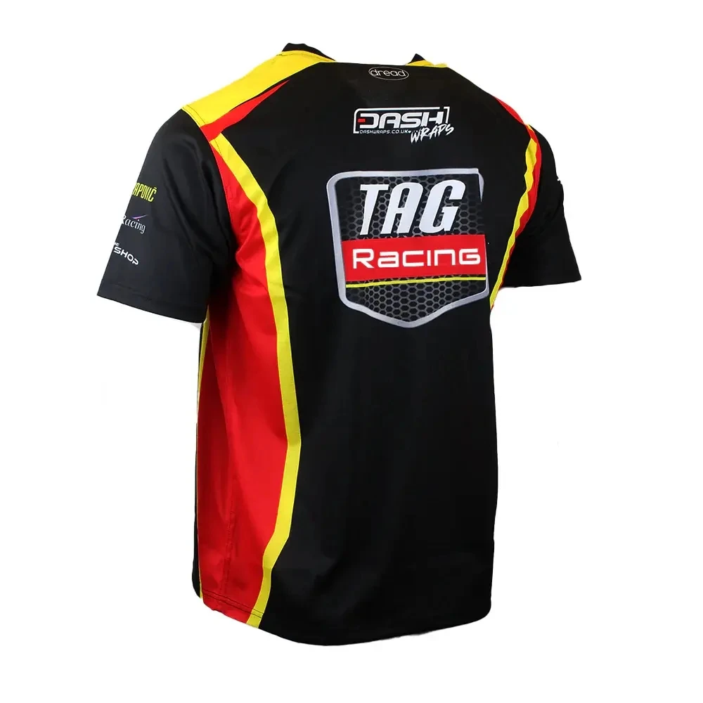 Summer 3D Digital Print TAG Racing Fans 2026 Breathable Sportwear Casual Round Neck Short Sleeve