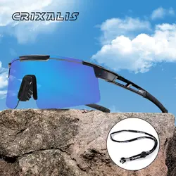 CRIXALIS Oversized Outdoors Sunglasses for Men Cycling Sports Goggles Women Fashion Anti Glare Mirror Driving Shades Male UV400