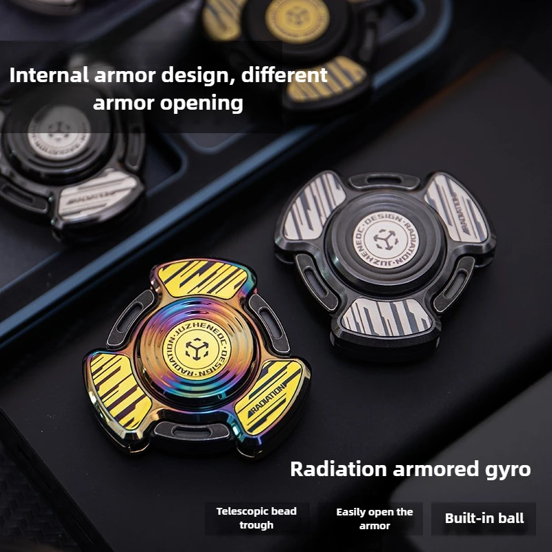 (先行販売) マトリックス EDC 放射線機械式金属内部装甲開口部デザイン指先ジャイロスコープ減圧おもちゃ