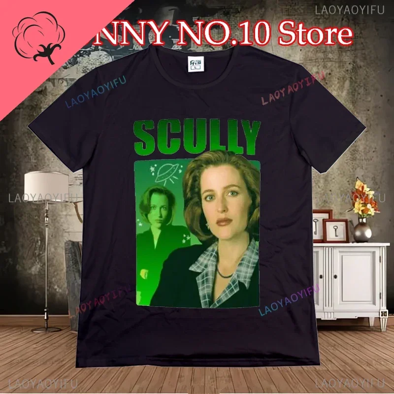 Dana Scully The X Files Vintage Retro Design T-Shirt graphics t shirt Short t-shirt funny t shirts for men