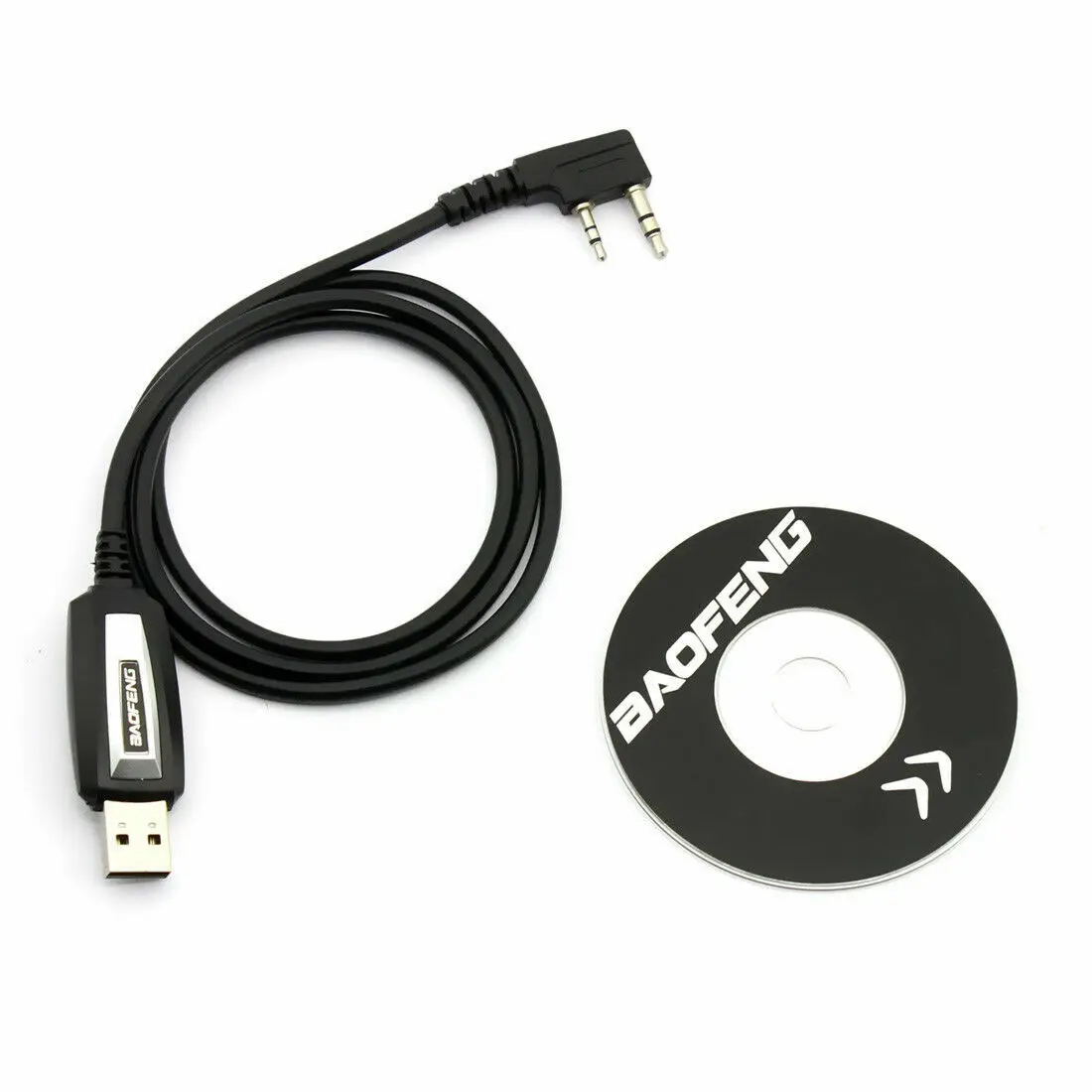 

USB Programming Cable With CD for Baofeng UV-5R 82 888S UV-S9PLUS UV-13 Quansheng UV-K5 UV-K6 Kenwood wouxun Walkie Talkie