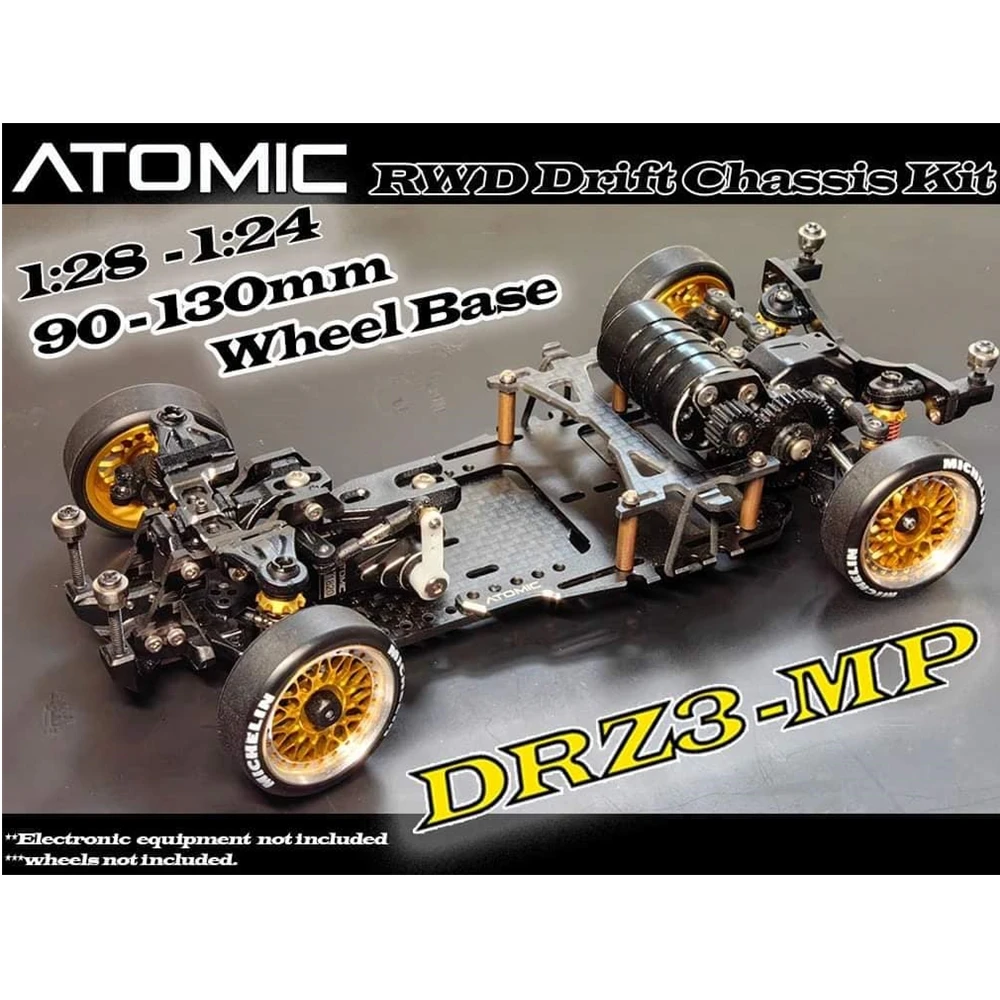 Atomowy DRZ3 MP RWD zestaw podwozia DRIFT (bez elektroniki) DRZ3MP-KIT