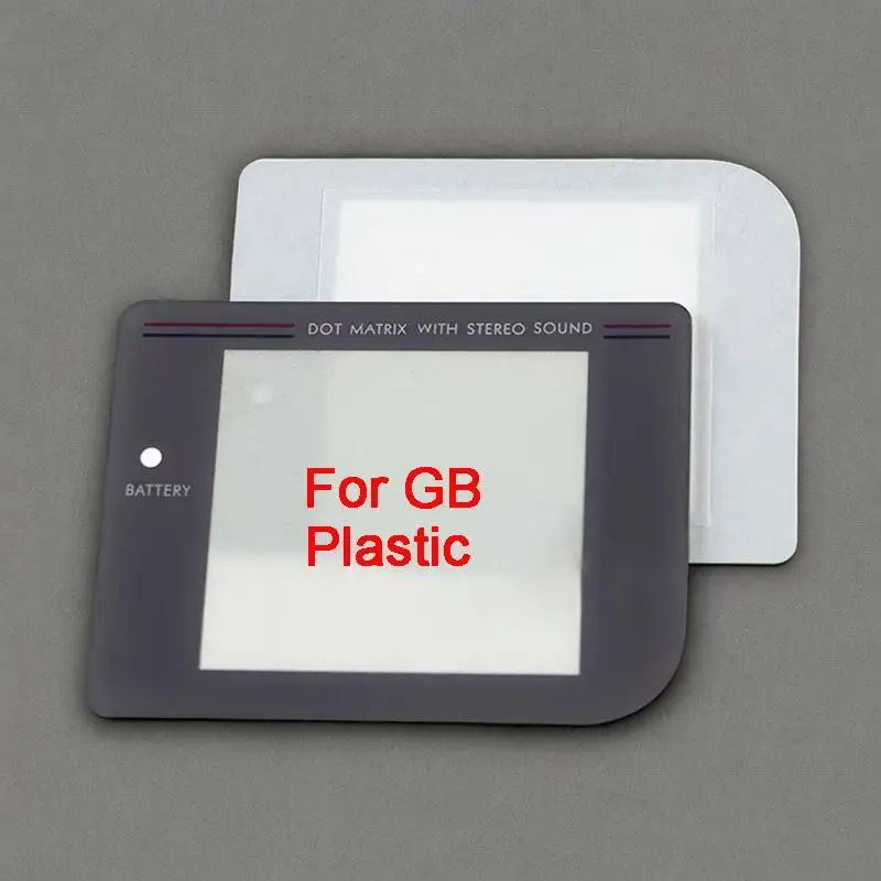 Yuxi กรอบกระจกพลาสติกสำหรับ gameboy 1ชิ้นสำหรับ GB GBA SP GBC GBL GBP LENS Protector W/adhensive Repair
