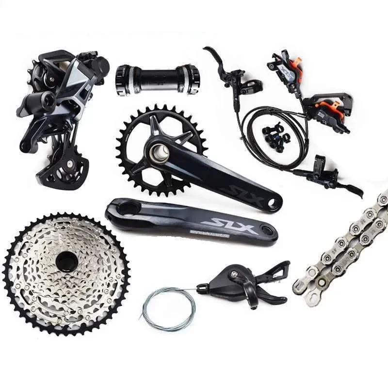 M7100 Transmission Kit 1*12 Speed Mountain Bike   Shifter Rear Derailleur Flywheel Chain Big Suite