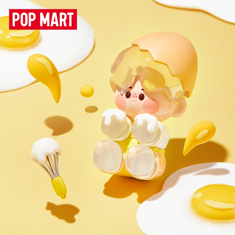 ฟิกเกอร์ Popmart Pino Jelly Fresh Egglings ซีรีส์การ์ดหัวตุ๊กตา ของเล่น Pino Jelly สุดฮิต ของสะสมตกแต่งโต๊ะทำงาน ของขวัญ