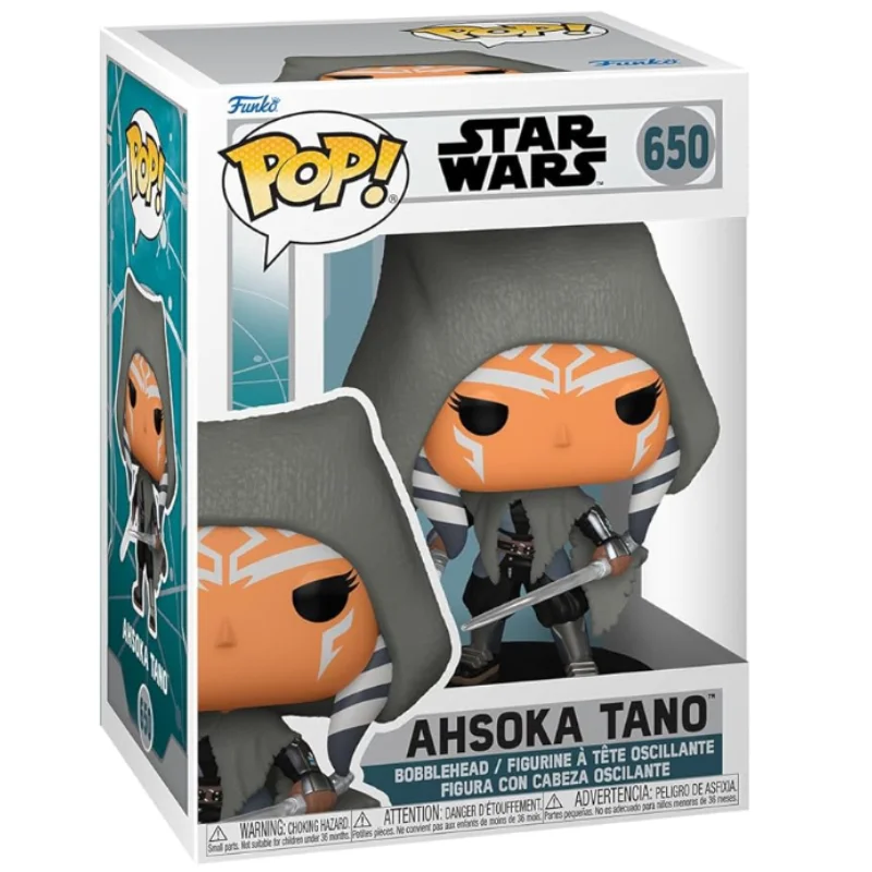 Funko Pop Original Star Wars: Mandalorian Grogu Ahsoka Tano Dual Lightsabers Anime Toys Collectibles Gifts for Child Festival - Image 7