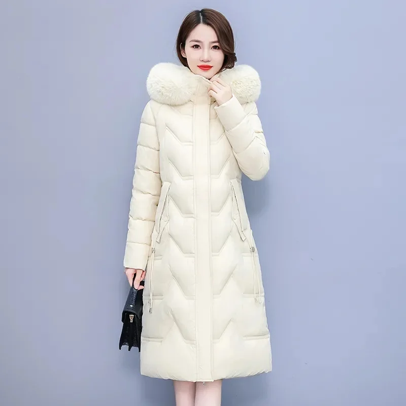 中年女性の綿コート 2025 新しい母のダウンジャケット女性の冬の綿パッド入りジャケット暖かい厚いパーカー