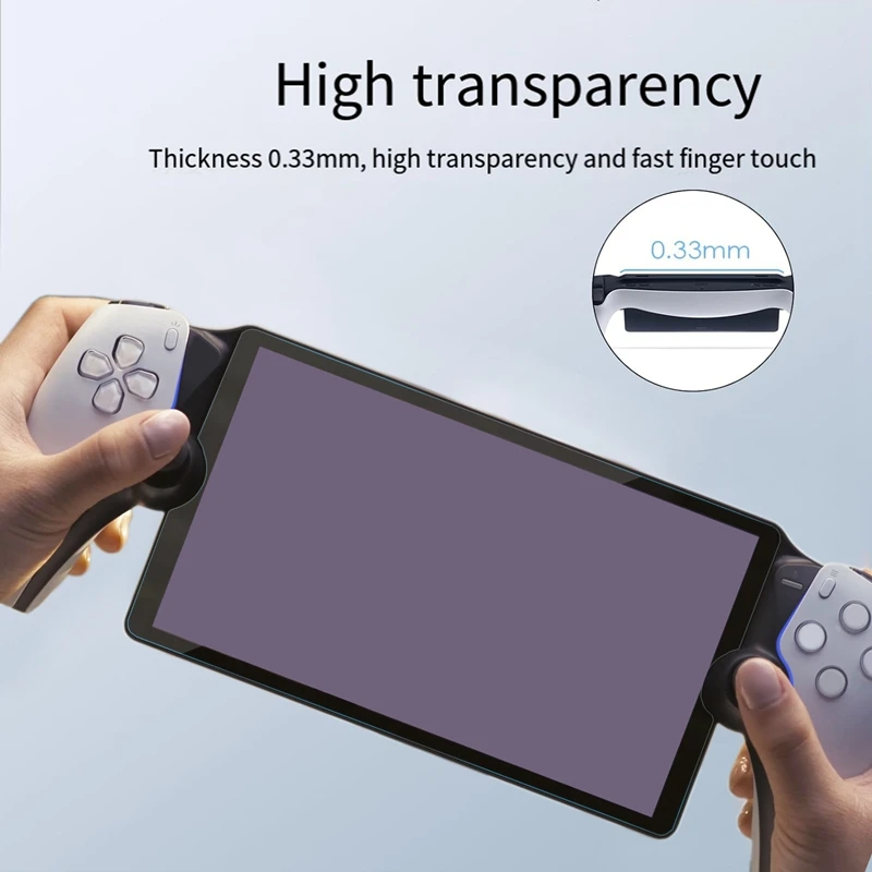 Película templada de mano para consola de juegos PS5, Protector de pantalla antipolvo, antiarañazos, piezas de repuesto
