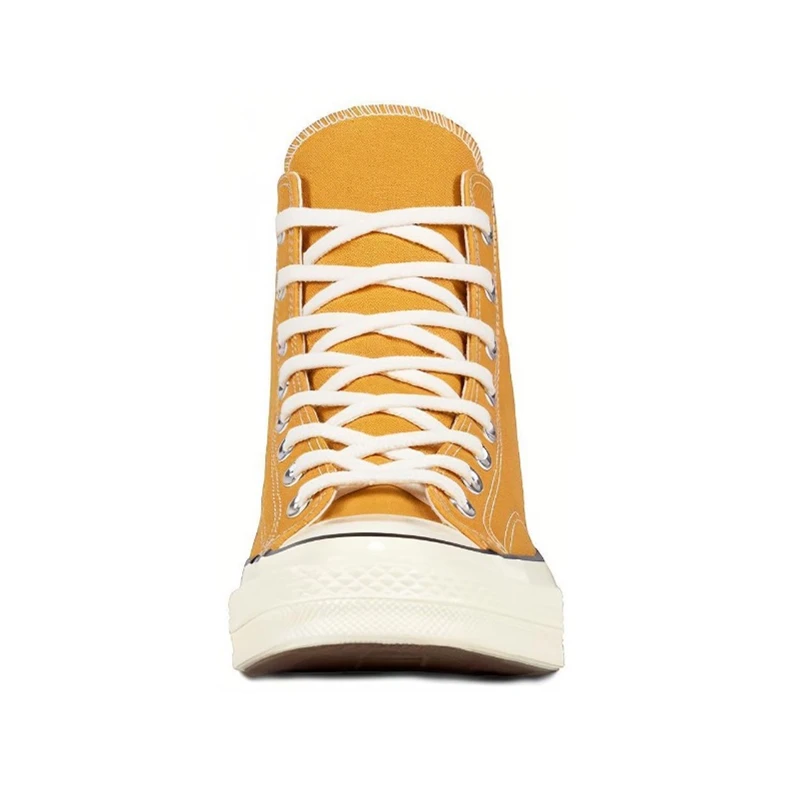 Converse 1970s Chuck All Star Mężczyźni Kobiety Wysokie obuwie Klasyczne czarne żółte płócienne oddychające sportowe trampki na deskorolkę