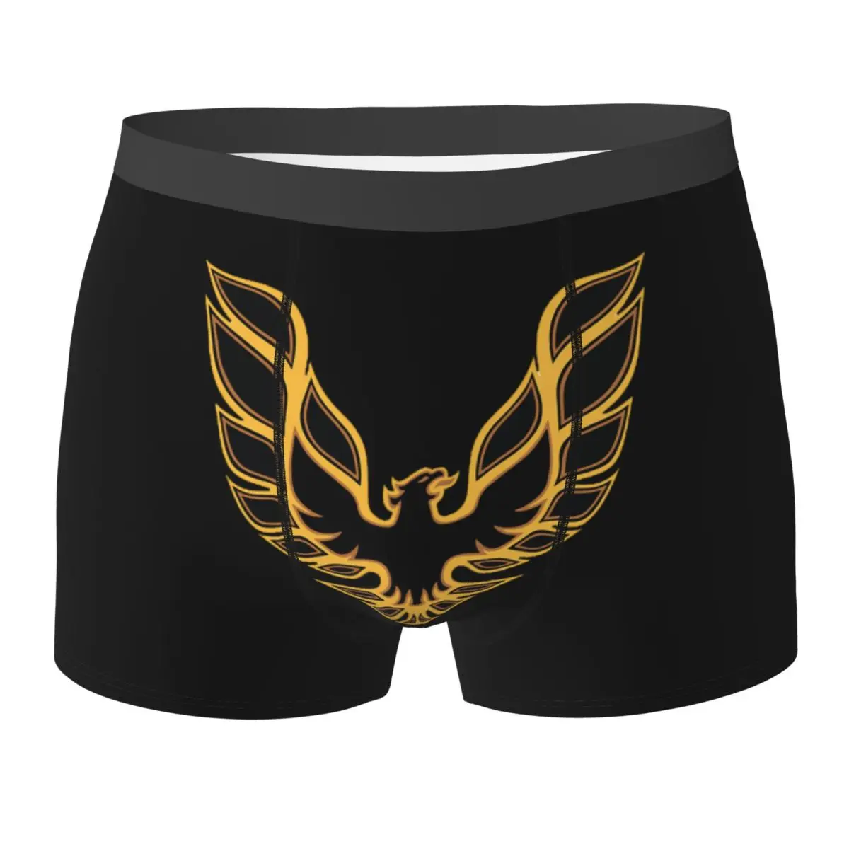 Boxer Underpants Shorts Pontiac Trans Am Firebird Bandit Golden Panties Men's Ventilate Underwear for Homme Man Boyfriend Gift