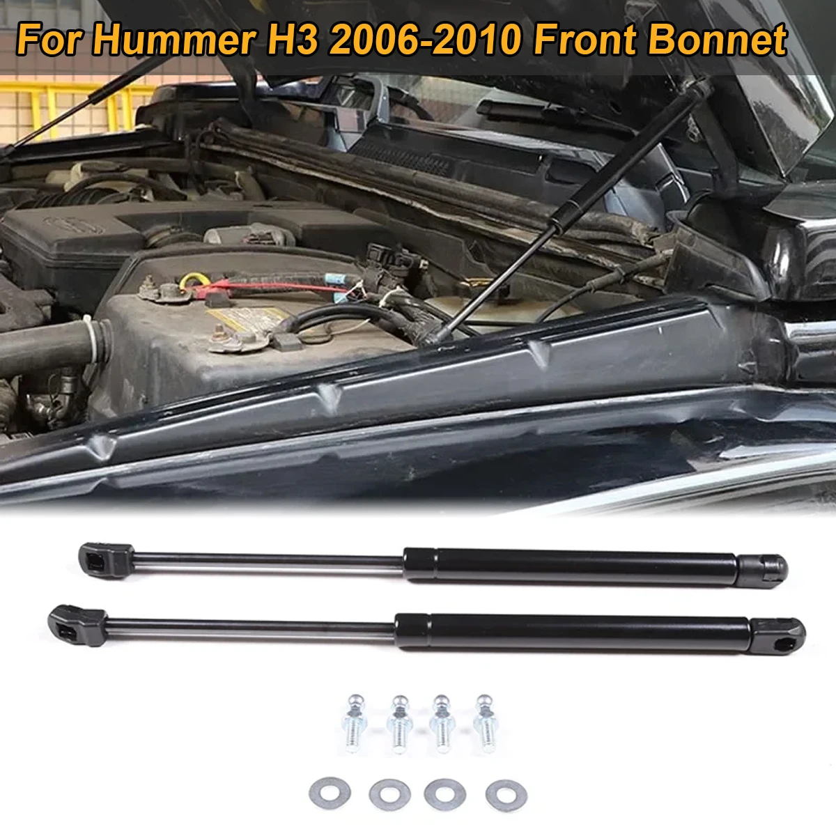 

Front Bonnet Hood Gas Struts Spring Lift Supports Shock Absorber Bars PM3171 For Hummer H3 2006-2010 Car Tuning Accessories