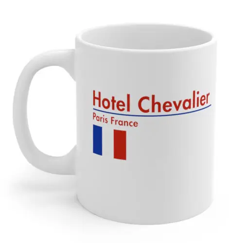 Hotel Chevalier 11oz Coffee Mug Cup - Darjeeling Limited Wes PARIS Anderson