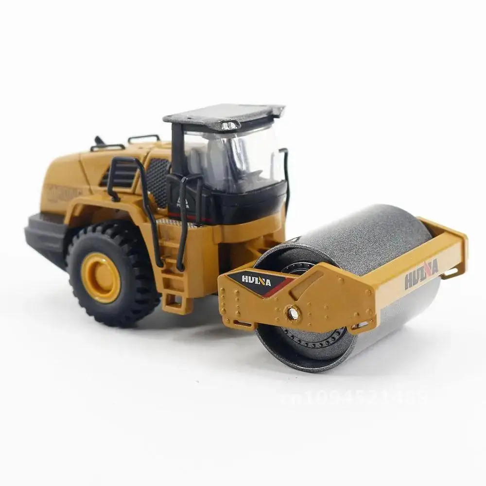 1815 HuiNa Alloy Road Roller Construction Toys Modelos de veículos de construção Design em escala 1:60