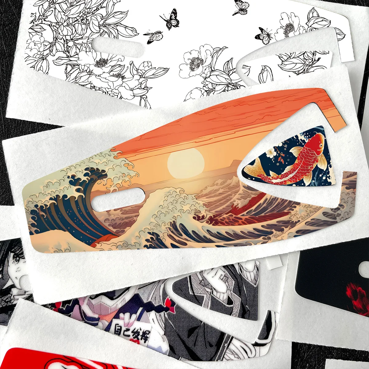 Motorcycle Helmet Headset Sticker for ASMAX S1 3M White Adhesive Waterproof Decorative Protective Accessories Decals