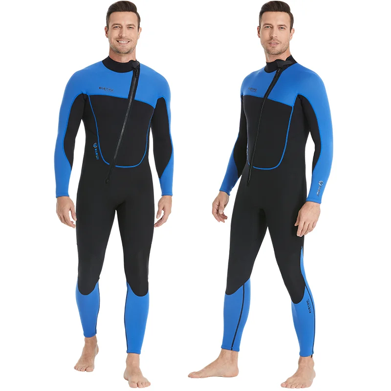 

3MM Neoprene Wetsuits Adult Swimwears Diving Suits Long Sleeves Gentlemen Surfing Rash Guards Snorkel One Pieces