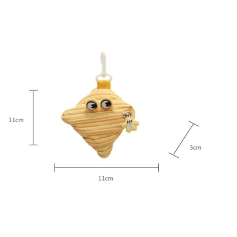 Monster Headphone Bag Cute and Creative Cartoon Key Storage Bag Backpack Pendant Funny and Cute Coin Purse Personalized Pendant