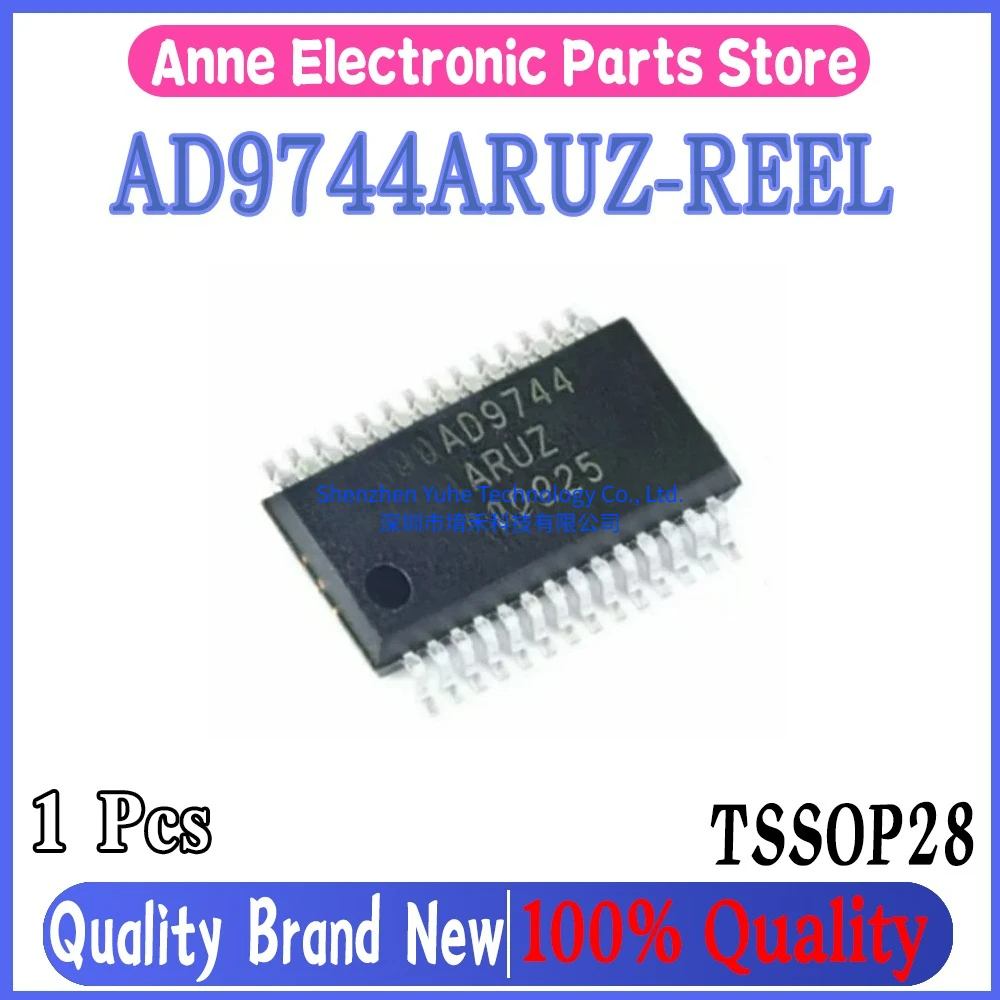 (1piece)100% New AD9744ARUZ-REEL AD9744ARUZ AD9744ARU AD9744 TSSOP28