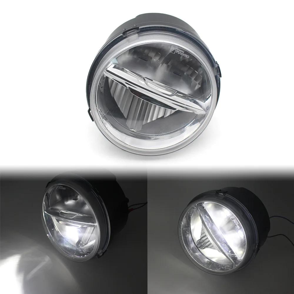 For Vespa Primavera 150 Accessories LED Round Motorcycle Headlights Motorcycle LED Lights