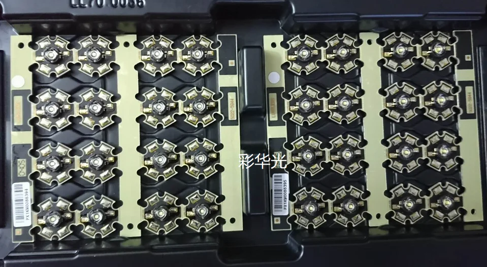 5 قطع / 3 وات LED عالي الطاقة LXHL-MWEC 5500K ضوء أبيض نقي مع ركيزة من الألومنيوم