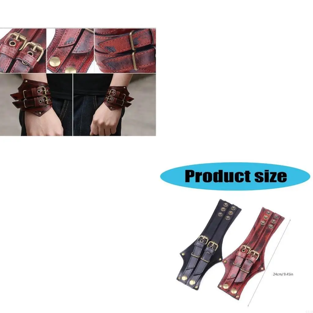 Fashionable Cowhides Wristband Adornment For Men And Women Seeking Individuality