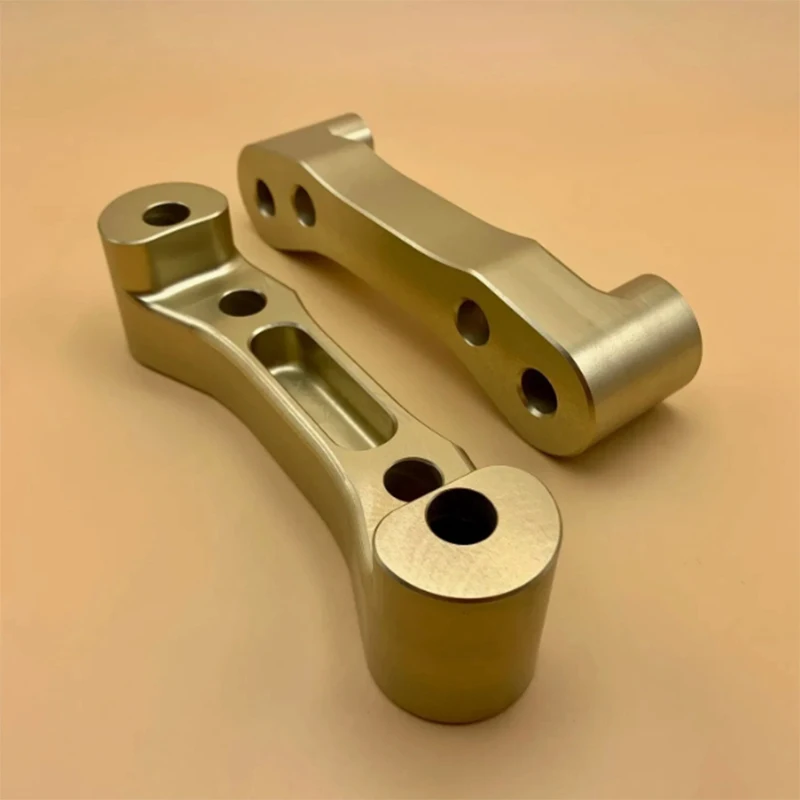

Custom CNC Machined Billet Aluminum 6061-T6 Brake Upgrade Caliper Brackets for Motorcycle