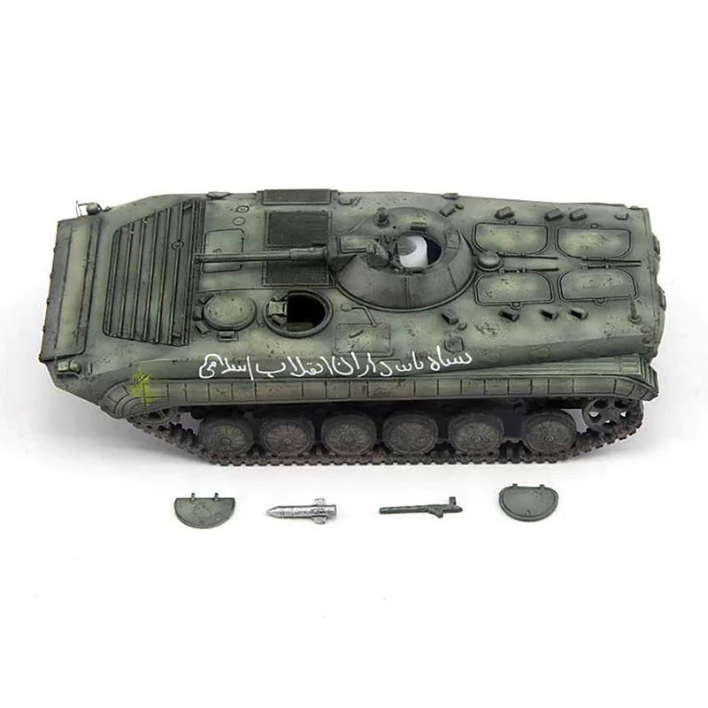 

Масштаб 1/72, иранский BMP-1, пехотная бронеавтомобиль, имитация пластиковой модели, статический дисплей, коллекционный подарок, сувенирное украшение
