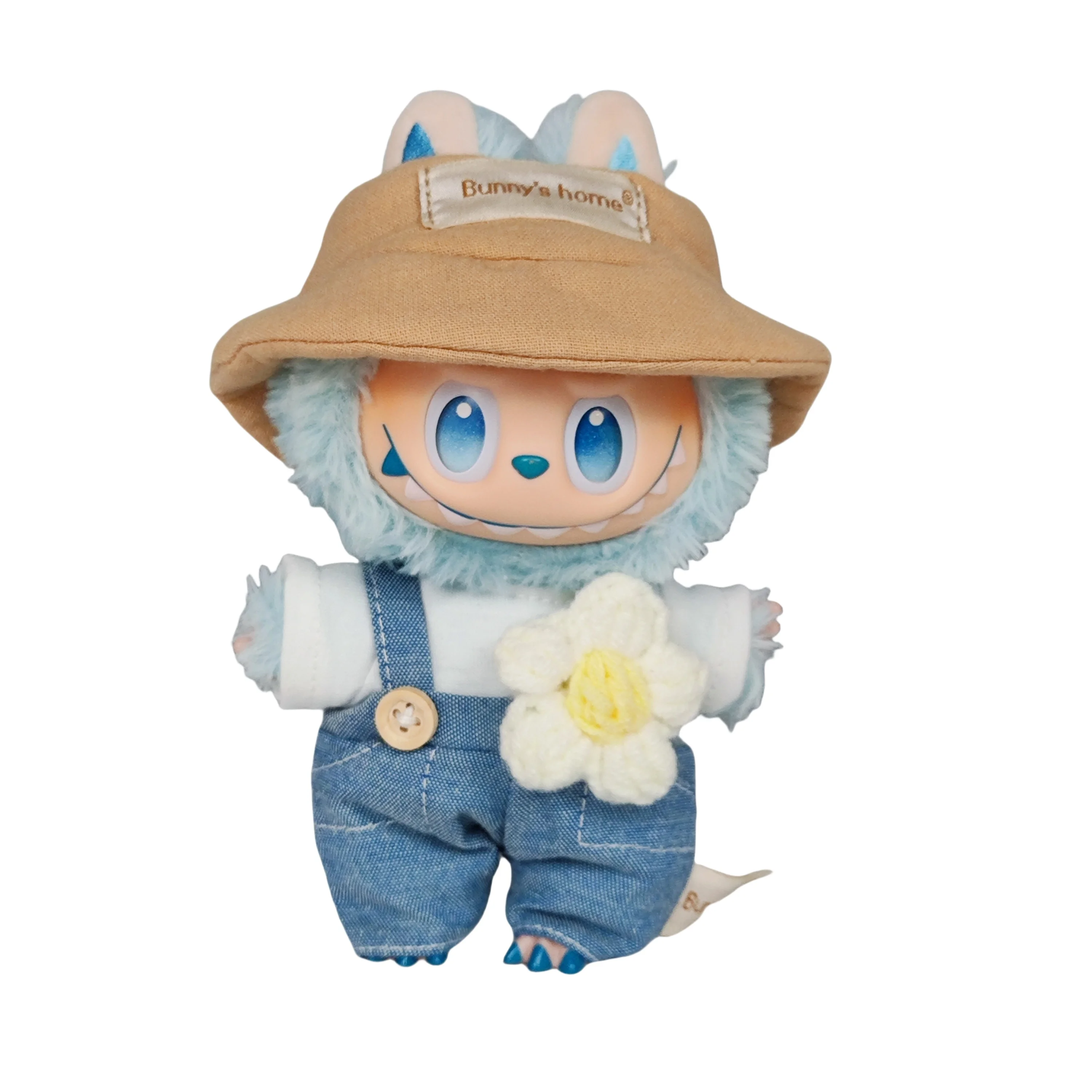 17cm Labubu I II Idolo 앉아 인형 파티 의류 액세서리 한국 Kpop EXO