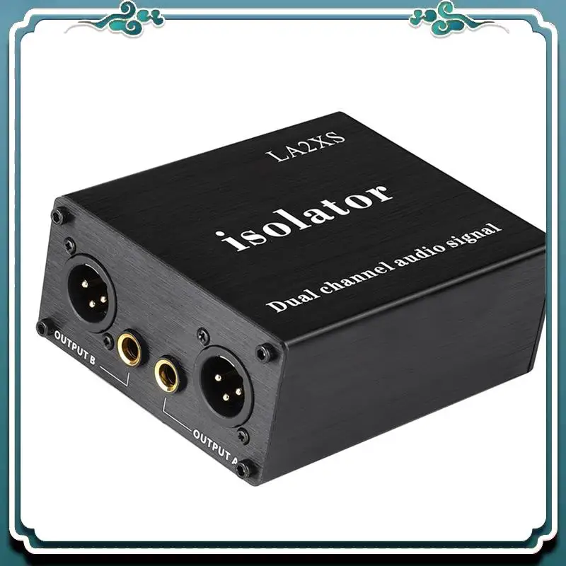 Easy To Use Audio Isolator Dual-Channel Audio Isolator Eliminates Current Noise 6.5 XLR Mixer Audio Isolator