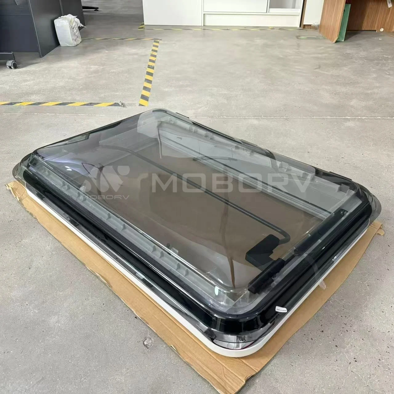 12V LED Fan Roof Vent Skylight Electric RV Motorhome Caravan Camper Van Conversion Parts Accessories Rain Sensor 960*650 view 2