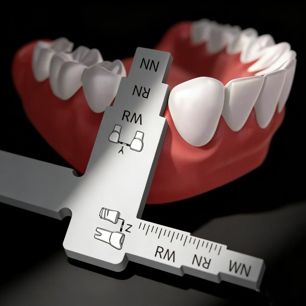 

Professional Stainless Steel Implant Locating Caliper for Interdental Spacing Periodontal Measuring and Dental Surgery