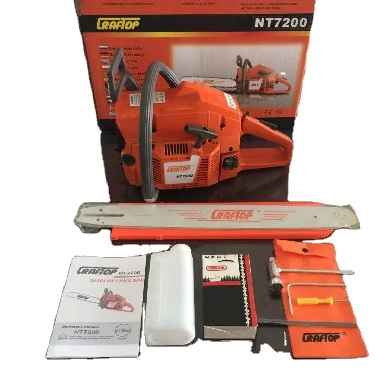 

72CC High quality petrol chain saw hus272 petrol chainsaw 3.6kw petrol chainsaw