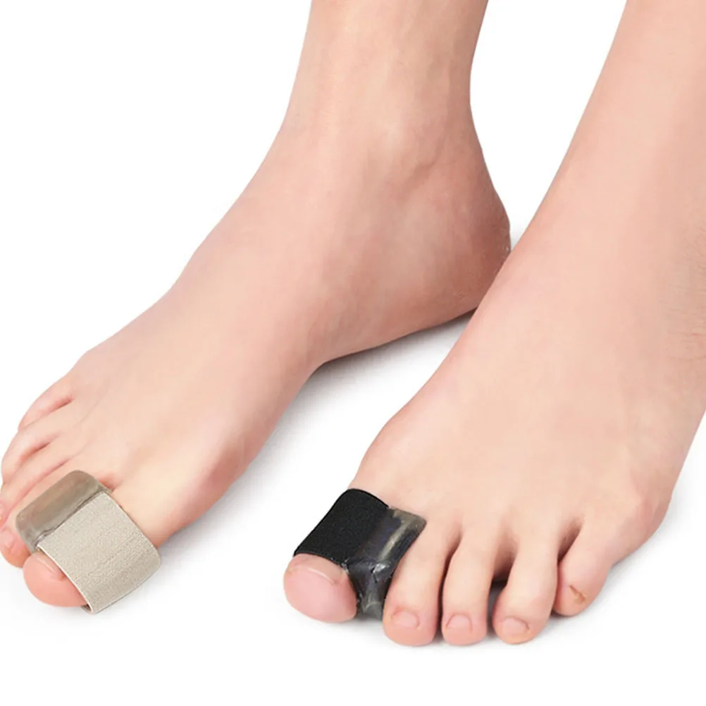 

4 Pairs Toe Separator Universal Comfortable SEBS Material Reduce Friction Overlapping Toes Eversion Bunion Corrector Washable