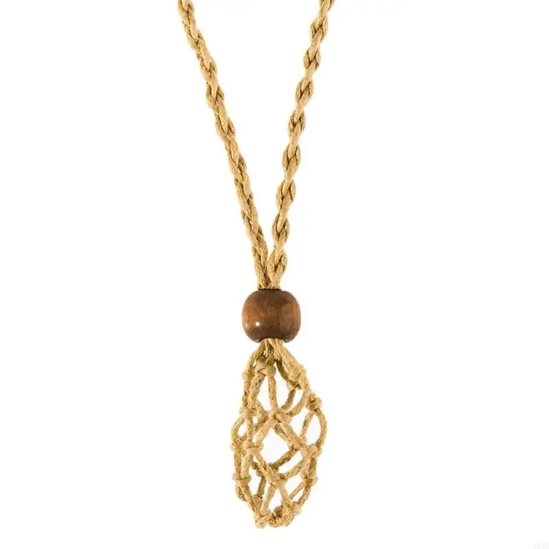 195C Necklace Cord Empty Stone Holder Replacement Necklace Rope with Adjustable Length Making Accessories for Stone Necklace