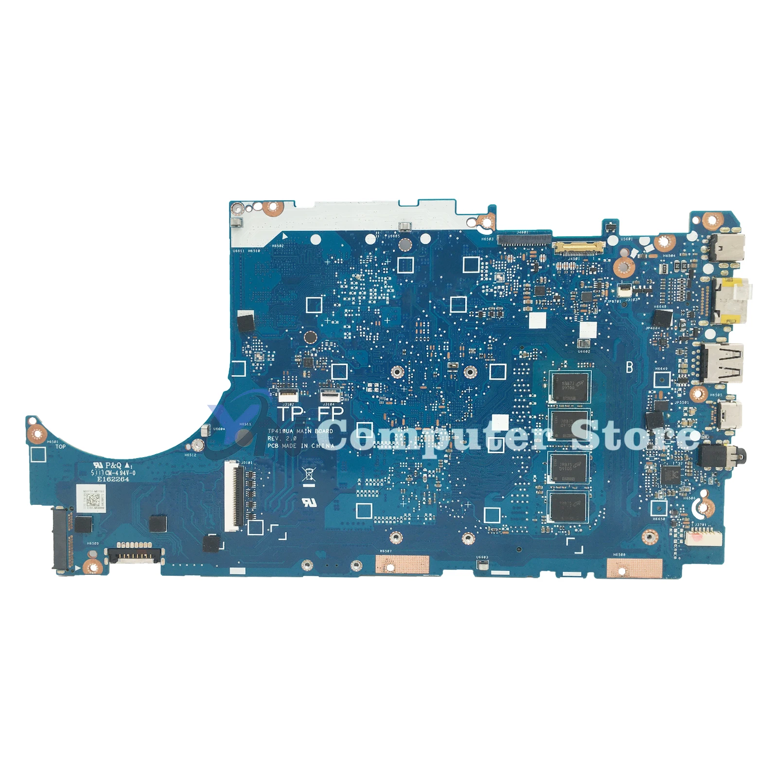 Mainboard tp410ua tp410u tp410 tp410ur tp410uf q405ua q405u Laptop Motherboard i3 i5 i7 7./8. 4gb/8gb-ram uma 100% test ok