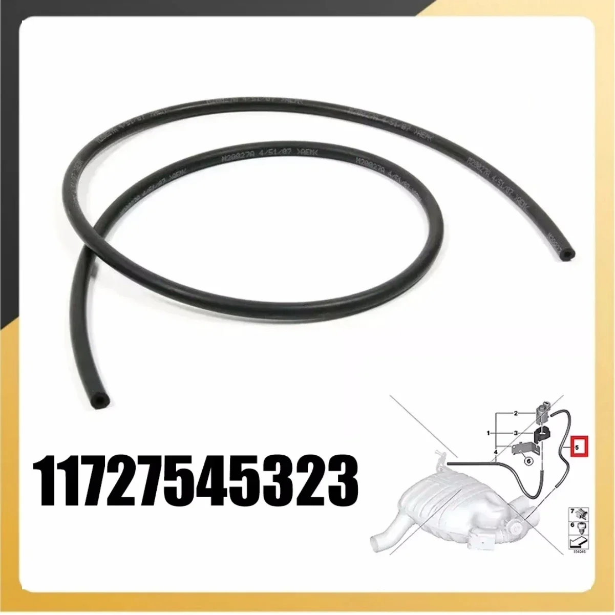 Tuyau d'aspirateur pour BMW, pièces automobiles de rechange, E87, E88, E34, E36, E46, E90, 1987-2017, 51118093301, 51118093302, 11727545323