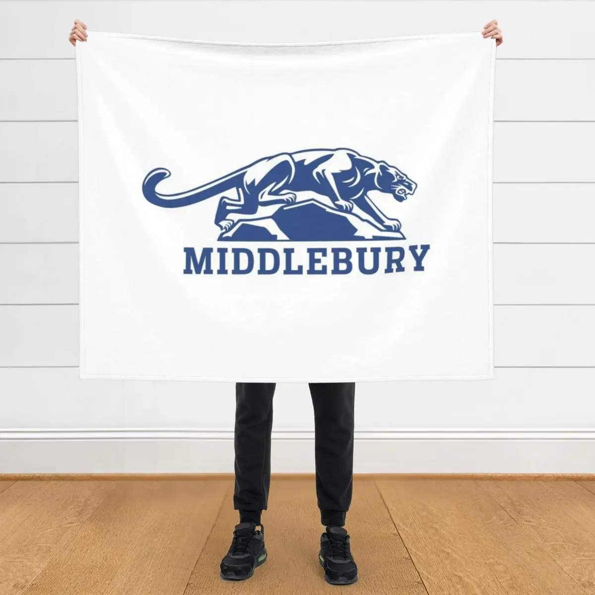 

Middlebury College panther Throw Blanket Soft Plaid christmas decoration Single Beautifuls Blankets