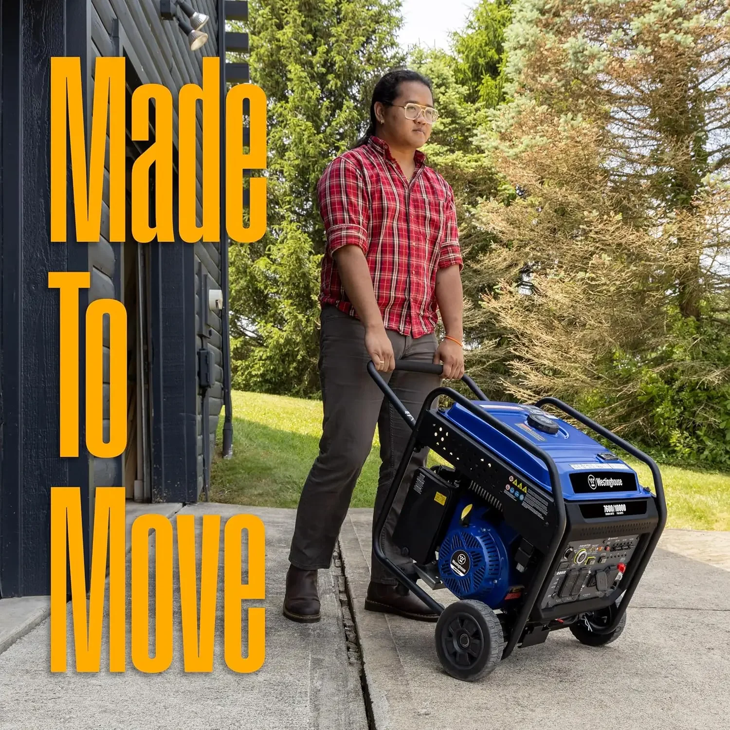 [XMSJ-مخزون محدود، اشتر الآن! ] 10000 ذروة وات مولد عاكس محمول بإطار مفتوح، تشغيل كهربائي عن بعد مع خنق تلقائي، Tra